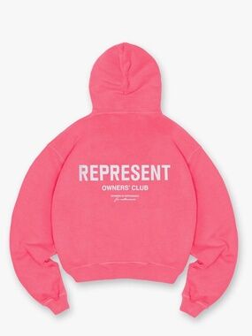 REPRESENT Owners Club Pink Hoodie